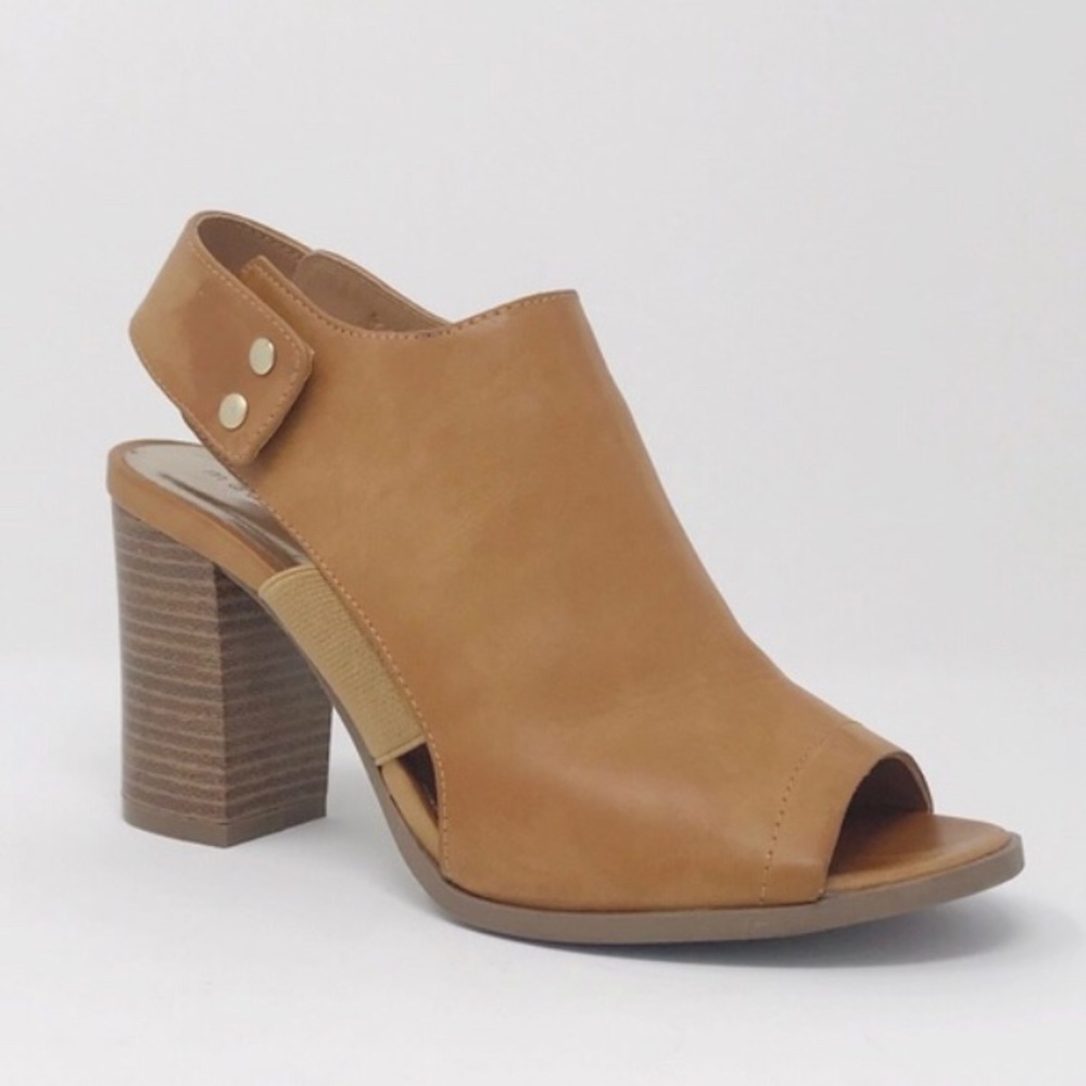 Rittzy Madden Girl Chunky Heel Open Toe Ankle Boot